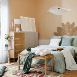 Atmosphera Bijzettafel/salontafel Alexa - ivoor - MDF hout - rond