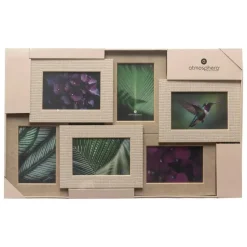 Atmosphera Collage fotolijst voor 6x foto- hout - beige