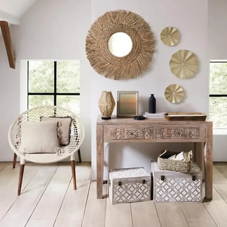 Atmosphera Fotolijstje - foto 13 x 18 cm - beige - mdf/glas