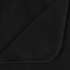 Atmosphera Plaid - zwart - polyester - 125 x 150 cm