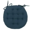 Atmosphera Stoelkussen - donkerblauw - 38 x 6.5 cm - zitkussen