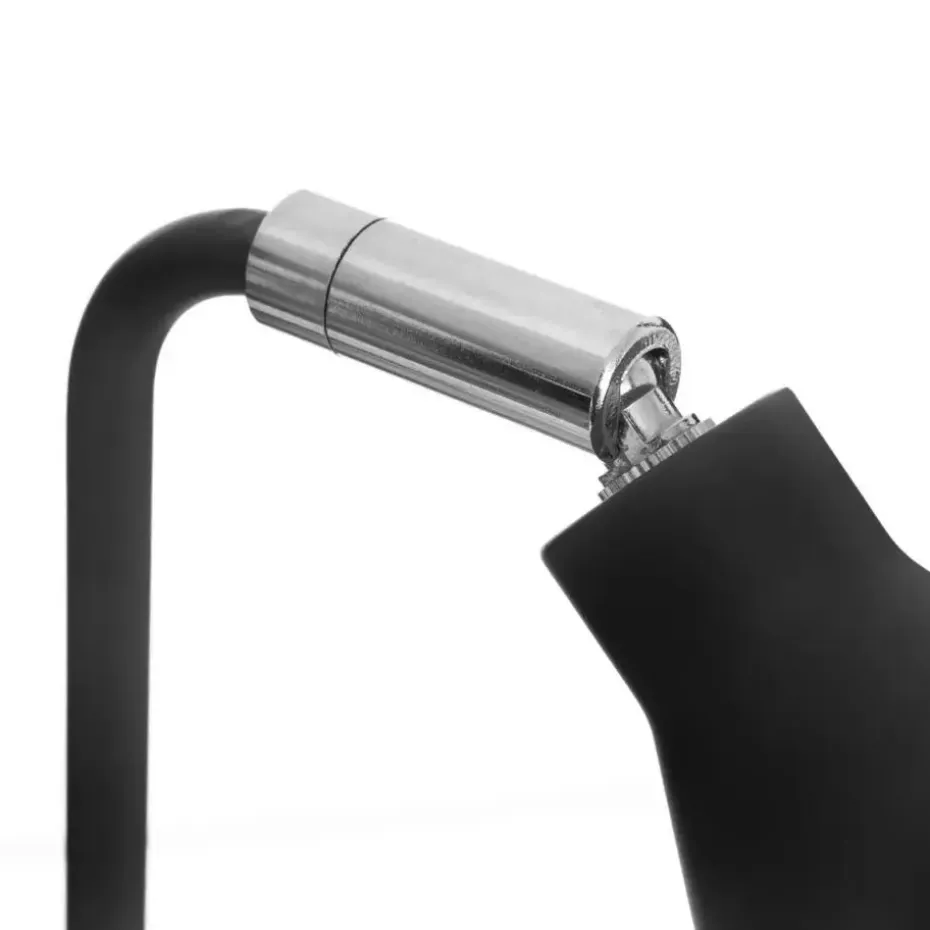 Atmosphera Tafellamp / bureaulampje - metaal - zwart - H45 cm