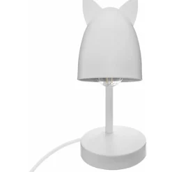 Atmosphera Tafellamp - met oortjes - wit - 18 x 31cm - bureaulamp