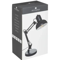 Atmosphera Tafellamp/bureaulamp Design Light Classic - zwart