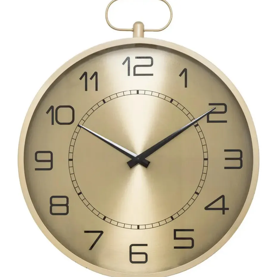Atmosphera Wandklok Pocketwatch - D53 cm - metaal - goud metallic