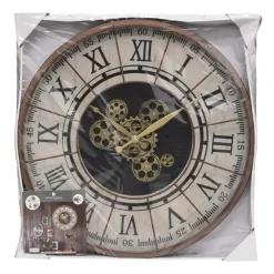 Atmosphera Wandklok Stella Mare - Vintage Metal - D57 cm - metaal