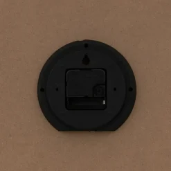 Atmosphera Wandklok/muur klok - Woody - Dia 55 cm - hout - bruin