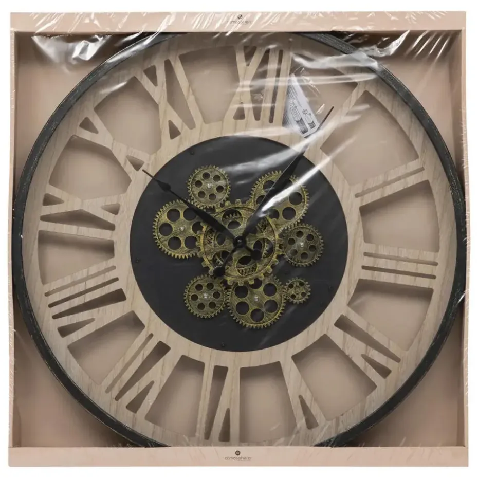 Atmosphera Wandklok/muur klok - Vintage - Dia 57 cm