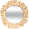 Atmosphera Wandspiegel - safari rotan - 38 cm - bohemian spiegel