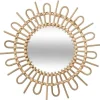 Atmosphera Wandspiegel Sun - Boho/ibiza stijl - rotan - 50 cm