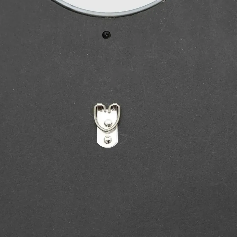 Atmosphera Wandspiegel Waves - zwart - 89 x 59 cm - kunststof