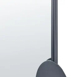 AULON - Wandspiegel - Zwart- 69 x 80 cm - Metaal