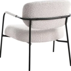 AUSVIKA - Fauteuil - Lichtbeige - Polyester