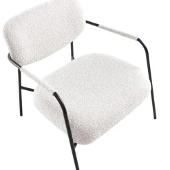 AUSVIKA - Fauteuil - Lichtbeige - Polyester