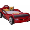Autobed - Jongenskamer - Kinderkamer - 208x109x81 cm - Rood