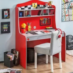 Autobed - Jongenskamer - Kinderkamer - 208x109x81 cm - Rood