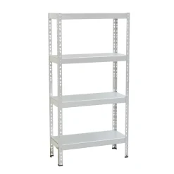 Avasco Stellingkast Metaal - Opbergrek Solid 50 - 145x72,5x30 - wit