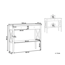 AVENUE - Consoletafel - Wit - MDF