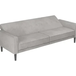 Avon - Slaapbank 3-zits in lichtgrijze stof