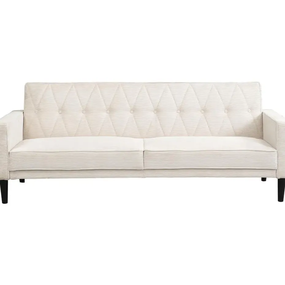 Avon - 3-zits slaapbank in crèmekleurige stof