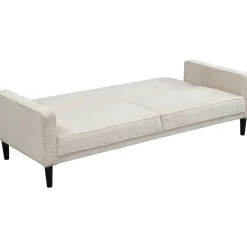 Avon - 3-zits slaapbank in crèmekleurige stof