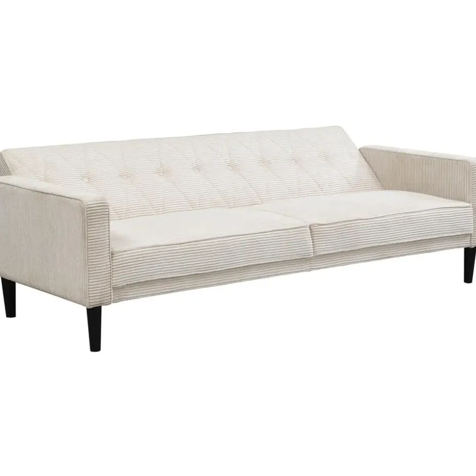 Avon - 3-zits slaapbank in crèmekleurige stof