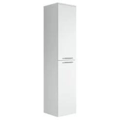 Badplaats Badkamerkast Venus 30 x 30 x 160 cm - Wit - Hangende Kolomkast met