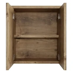 Badplaats Spiegelkast Toledo 60 x 20 x 60 cm - Kastanje Eiken - Badkamerkast