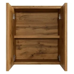 Badplaats Spiegelkast Toledo 60 x 20 x 60 cm - Eiken - Badkamerkast Badkamer