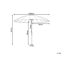 BAIA - Parasol - Rood - 270 cm - Polyester