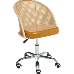 BALTIMORE - Bureaustoel - Bruin - Kunstleer