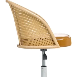 BALTIMORE - Bureaustoel - Bruin - Kunstleer