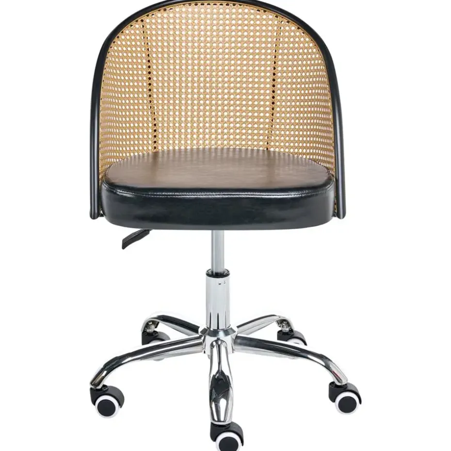 BALTIMORE - Bureaustoel - Zwart - Kunstleer