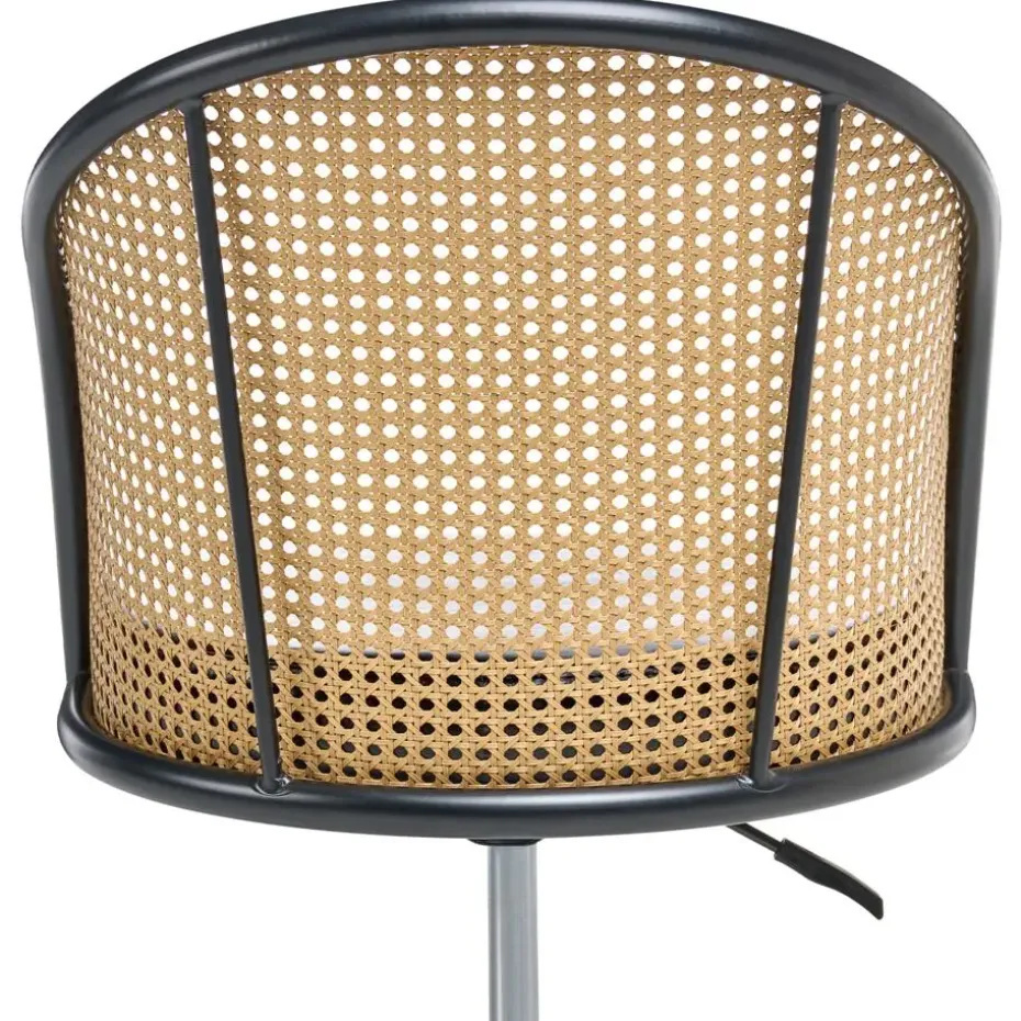 BALTIMORE - Bureaustoel - Zwart - Kunstleer