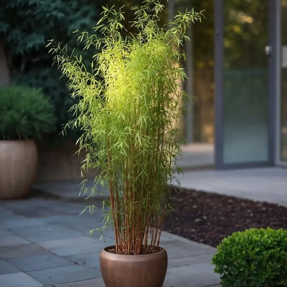 Bamboe - Fargesia nitida 'Red Dragon' - Hoogte 50-70cm - ⌀17cm