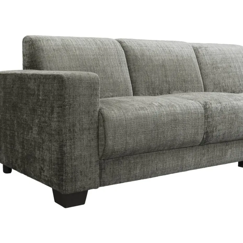 Bank Aberdeen met chaise longue rechts - Cremona - grijs