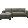 Bank Aberdeen met chaise longue links - Cremona - grijs