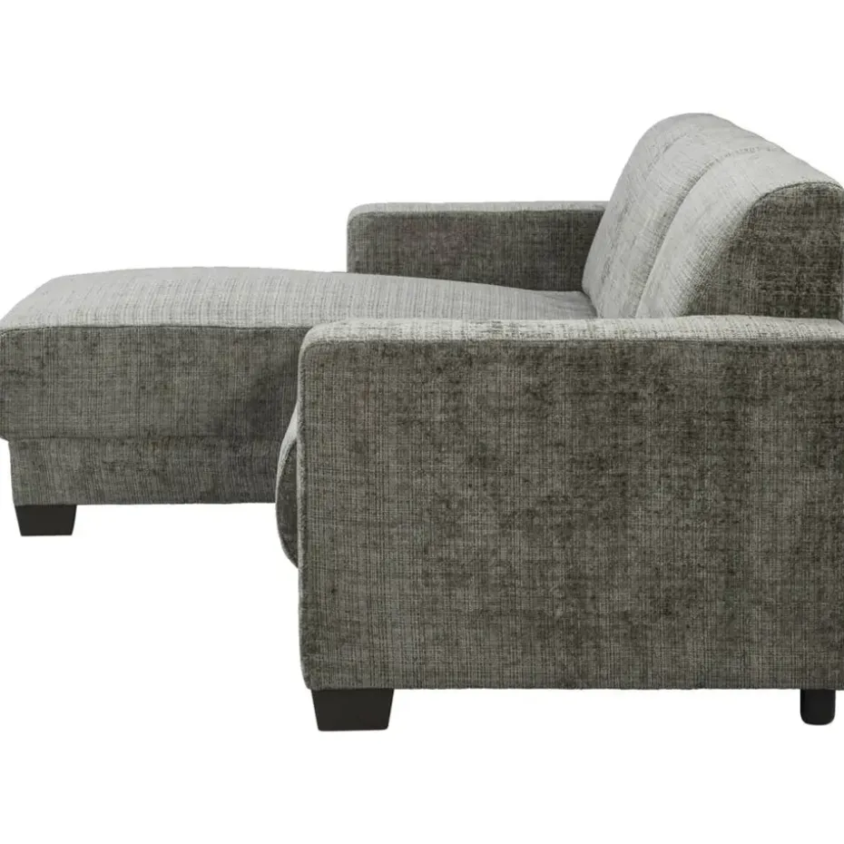 Bank Aberdeen met chaise longue links - Cremona - grijs