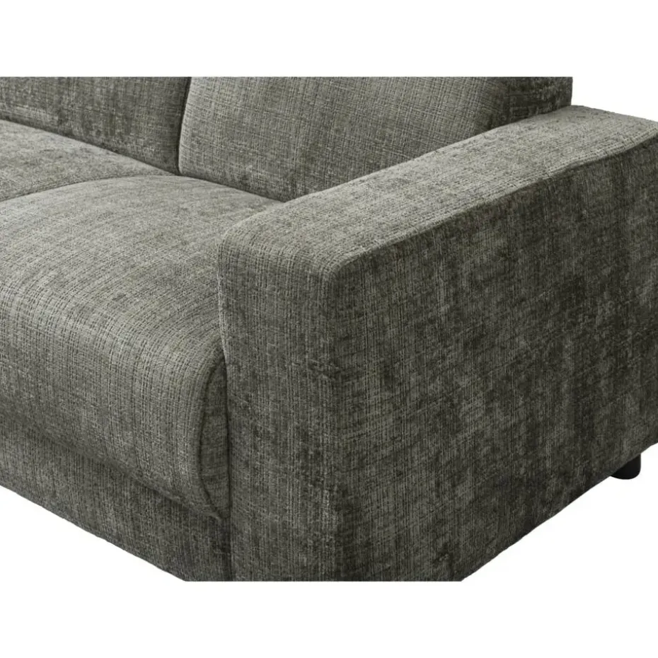 Bank Aberdeen met chaise longue links - Cremona - grijs