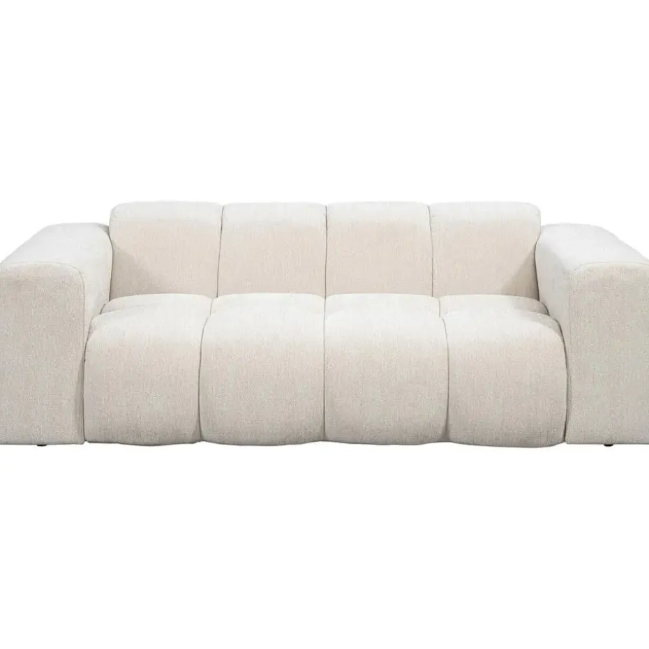 Bank Beau 2-zits - stof Raven - beige