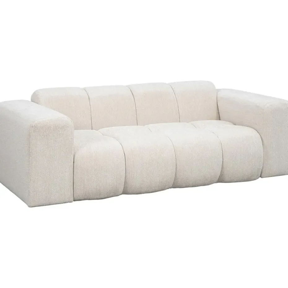 Bank Beau 2-zits - stof Raven - beige