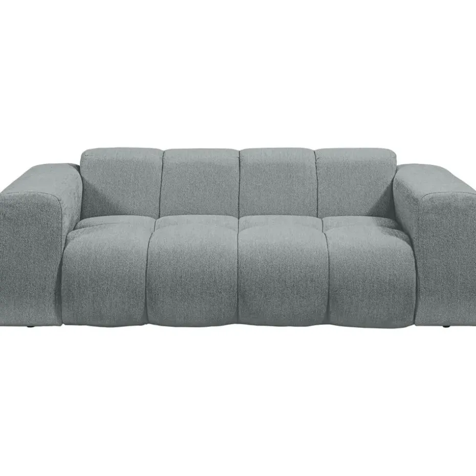 Bank Beau 2-zits - stof Raven - Grijs