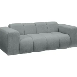 Bank Beau 2-zits - stof Raven - Grijs