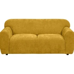 Bank Bibi 2-zits - stof Glory - okergeel