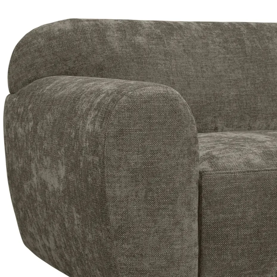 Bank Bibi 3-zits - stof Glory - mokka