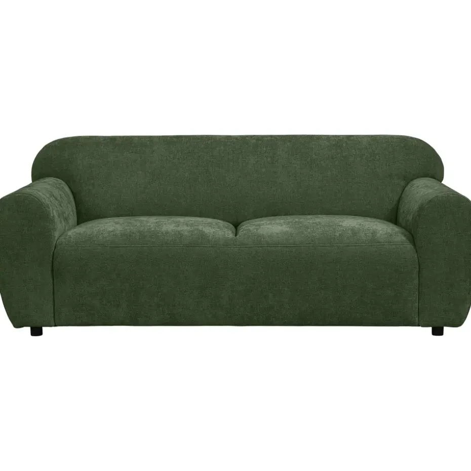 Bank Bibi 3-zits - stof Glory - groen