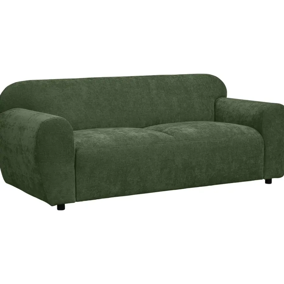 Bank Bibi 3-zits - stof Glory - groen