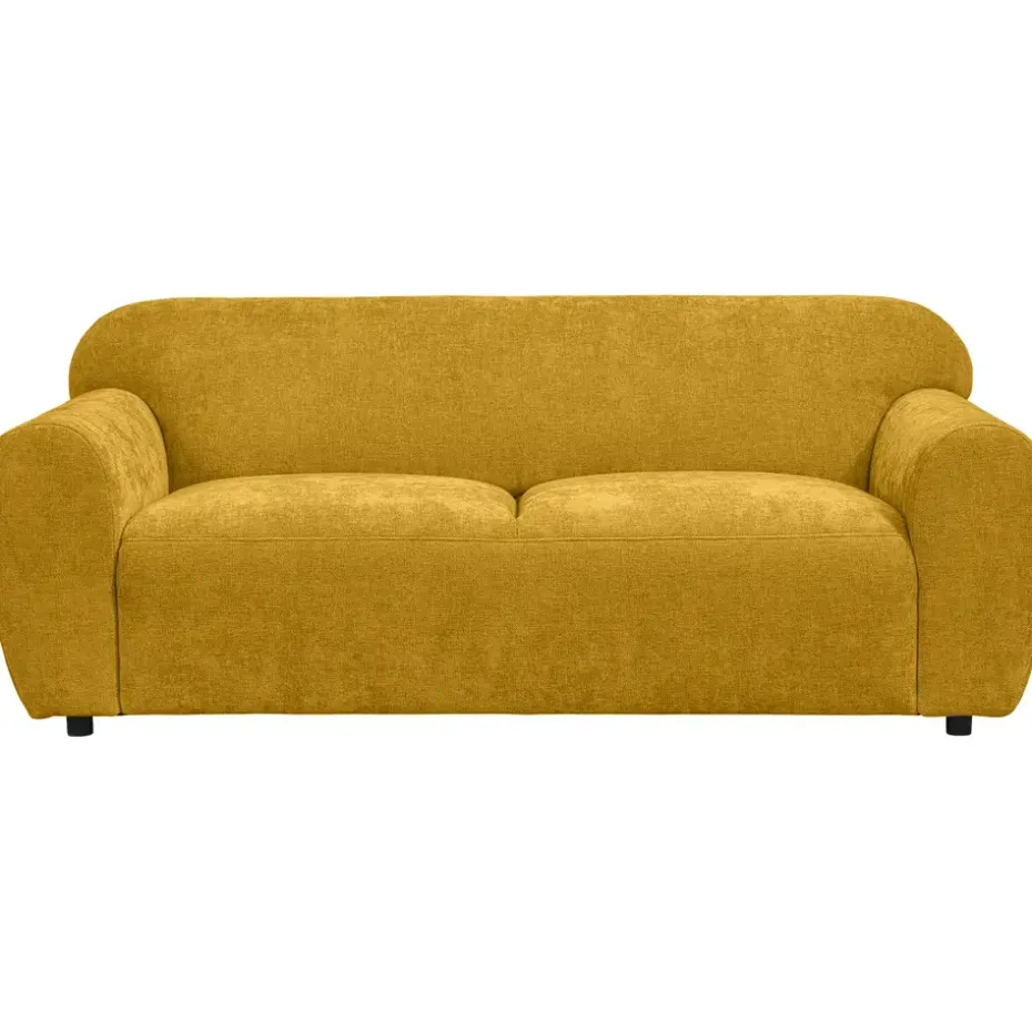 Bank Bibi 3-zits - stof Glory - okergeel