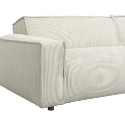 Bank Brooklyn met chaise longue rechts - Soop - crème