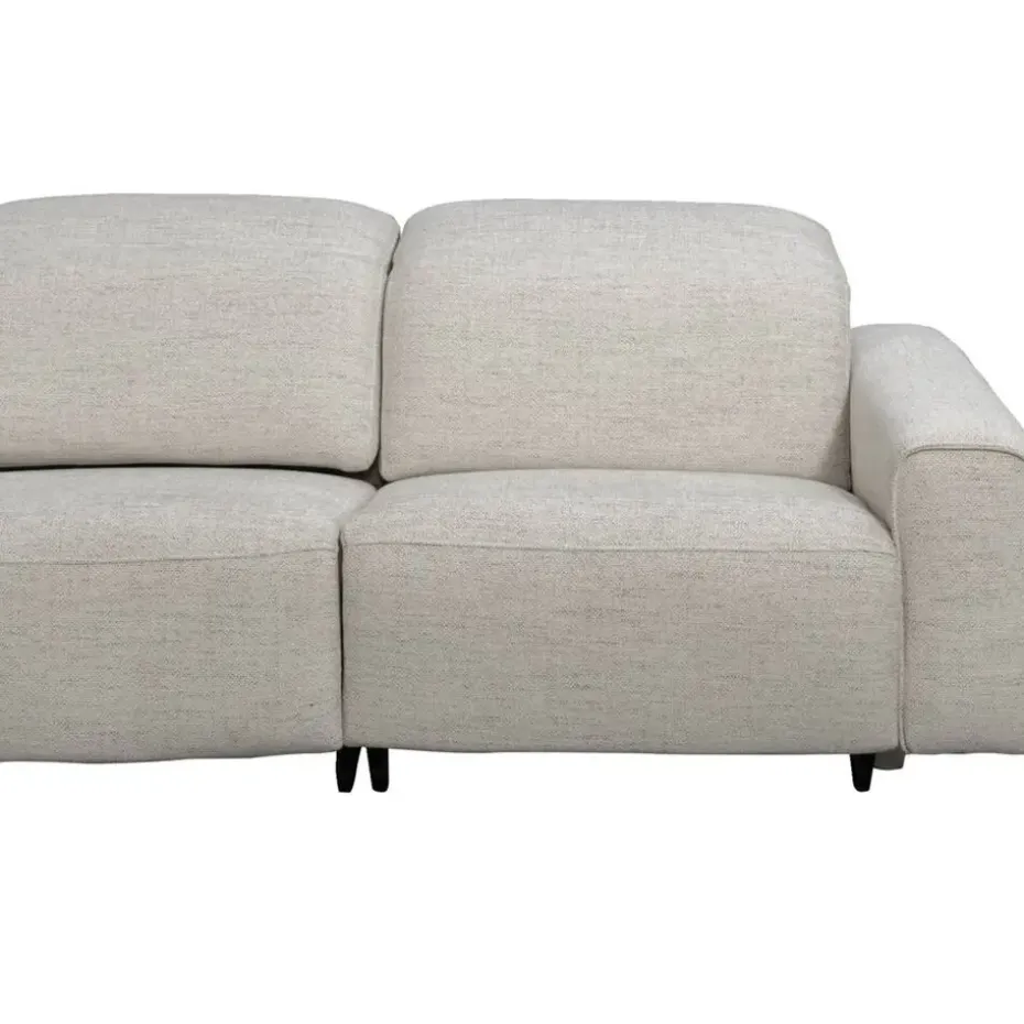 Bank Dave 3-zits - elektrisch verstelbaar - lichtgrijs